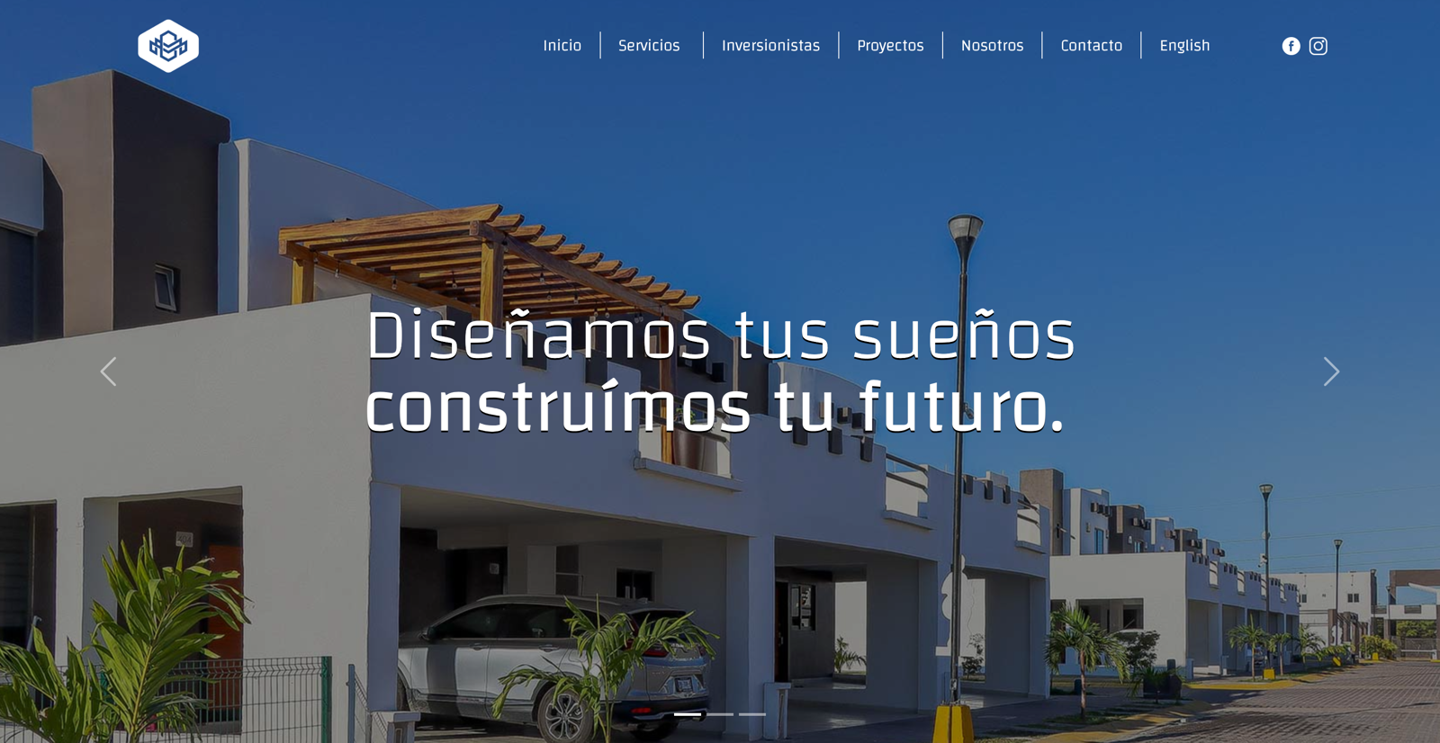 Portada del sitio de MC Desarrollos